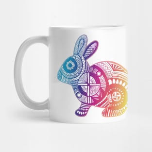 Rainbow Rabbit Mug